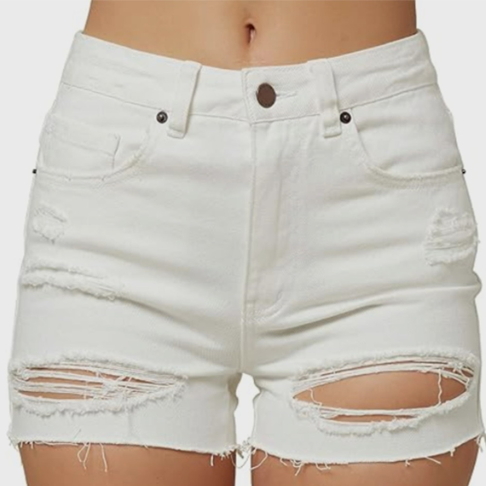 NWT • O’Neill • Distressed Jean Shorts •
